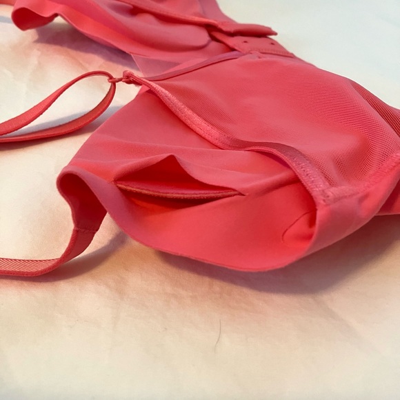 NWT Seamless soft pink mesh adjustable bralette, Soma size XL - Picture 14 of 15